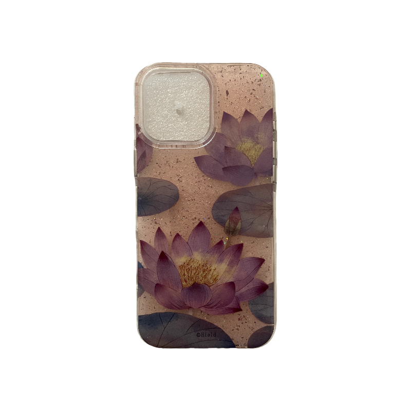 Chinese Painting Style: Purple Lotus2