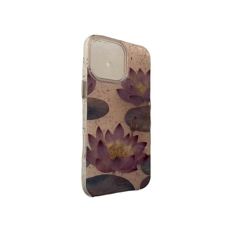Chinese Painting Style: Purple Lotus3