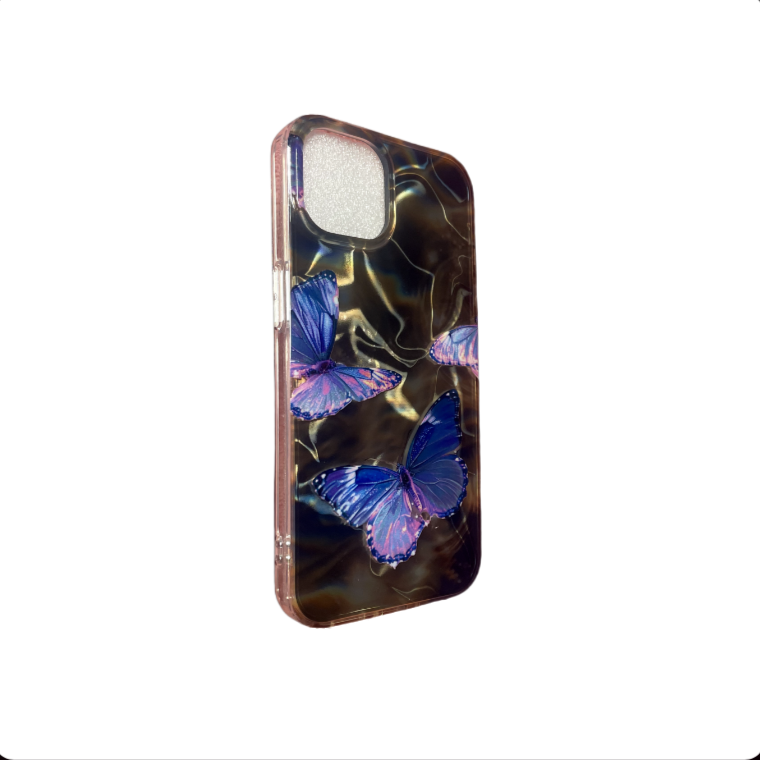 Purple Butterfly Laser iPhone Cases 2